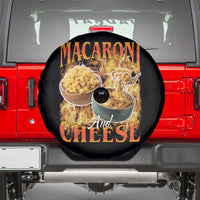 Macaroni And Cheese Meme Spare Tire Cover Vintage 90s Style Funny Foodie Bootleg Graphic