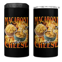 Macaroni And Cheese Meme 4 in 1 Can Cooler Tumbler Vintage 90s Style Funny Foodie Bootleg Graphic