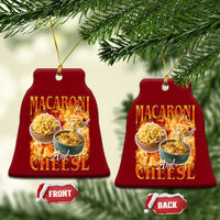 Macaroni And Cheese Meme Ceramic Ornament Vintage 90s Style Funny Foodie Bootleg Graphic