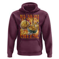Macaroni And Cheese Meme Hoodie Vintage 90s Style Funny Foodie Bootleg Graphic