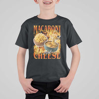 Macaroni And Cheese Meme T Shirt For Kid Vintage 90s Style Funny Foodie Bootleg Graphic