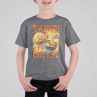 Macaroni And Cheese Meme T Shirt For Kid Vintage 90s Style Funny Foodie Bootleg Graphic