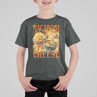Macaroni And Cheese Meme T Shirt For Kid Vintage 90s Style Funny Foodie Bootleg Graphic