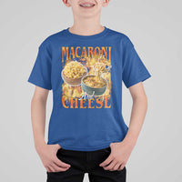 Macaroni And Cheese Meme T Shirt For Kid Vintage 90s Style Funny Foodie Bootleg Graphic