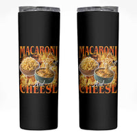 Macaroni And Cheese Meme Skinny Tumbler Vintage 90s Style Funny Foodie Bootleg Graphic