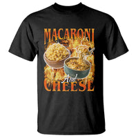 Macaroni And Cheese Meme T Shirt Vintage 90s Style Funny Foodie Bootleg Graphic