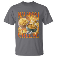 Macaroni And Cheese Meme T Shirt Vintage 90s Style Funny Foodie Bootleg Graphic