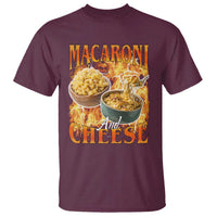 Macaroni And Cheese Meme T Shirt Vintage 90s Style Funny Foodie Bootleg Graphic