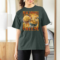 Macaroni And Cheese Meme T Shirt For Women Vintage 90s Style Funny Foodie Bootleg Graphic