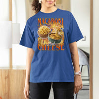 Macaroni And Cheese Meme T Shirt For Women Vintage 90s Style Funny Foodie Bootleg Graphic