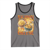 Macaroni And Cheese Meme Tank Top Vintage 90s Style Funny Foodie Bootleg Graphic