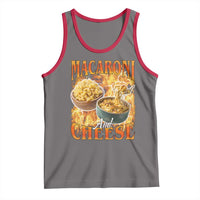 Macaroni And Cheese Meme Tank Top Vintage 90s Style Funny Foodie Bootleg Graphic