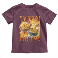 Macaroni And Cheese Meme Toddler T Shirt Vintage 90s Style Funny Foodie Bootleg Graphic