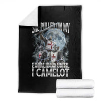 Funny Offensive Knight Meme Throw Blanket She Pulled On My Excalibur Bootleg - Wonder Print Shop