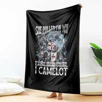 Funny Offensive Knight Meme Throw Blanket She Pulled On My Excalibur Bootleg - Wonder Print Shop