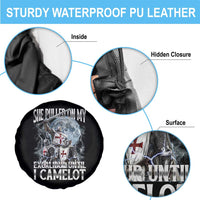 Funny Offensive Knight Meme Spare Tire Cover She Pulled On My Excalibur Bootleg - Wonder Print Shop