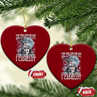 Funny Offensive Knight Meme Ceramic Ornament She Pulled On My Excalibur Bootleg - Wonder Print Shop