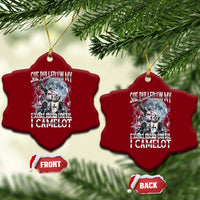 Funny Offensive Knight Meme Ceramic Ornament She Pulled On My Excalibur Bootleg - Wonder Print Shop