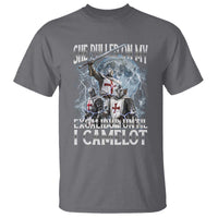 Funny Offensive Knight Meme T Shirt She Pulled On My Excalibur Bootleg - Wonder Print Shop