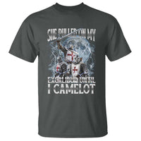 Funny Offensive Knight Meme T Shirt She Pulled On My Excalibur Bootleg - Wonder Print Shop
