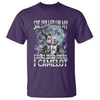 Funny Offensive Knight Meme T Shirt She Pulled On My Excalibur Bootleg - Wonder Print Shop