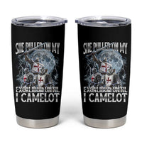 Funny Offensive Knight Meme Tumbler Cup She Pulled On My Excalibur Bootleg - Wonder Print Shop