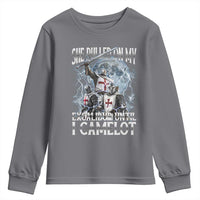 Funny Offensive Knight Meme Youth Sweatshirt She Pulled On My Excalibur Bootleg - Wonder Print Shop