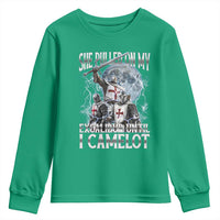 Funny Offensive Knight Meme Youth Sweatshirt She Pulled On My Excalibur Bootleg - Wonder Print Shop