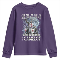 Funny Offensive Knight Meme Youth Sweatshirt She Pulled On My Excalibur Bootleg - Wonder Print Shop
