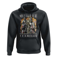 Funny Knight Meme Hoodie She Pulled On My Excalibur Offensive Medieval Warrior Bootleg - Wonder Print Shop