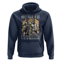 Funny Knight Meme Hoodie She Pulled On My Excalibur Offensive Medieval Warrior Bootleg - Wonder Print Shop