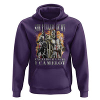 Funny Knight Meme Hoodie She Pulled On My Excalibur Offensive Medieval Warrior Bootleg - Wonder Print Shop