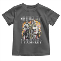 Funny Knight Meme Toddler T Shirt She Pulled On My Excalibur Offensive Medieval Warrior Bootleg - Wonder Print Shop