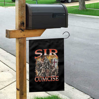 Knight Meme Garden Flag Sir Cumcise Funny Bootleg Graphic - Wonder Print Shop