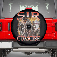 Knight Meme Spare Tire Cover Sir Cumcise Funny Bootleg Graphic - Wonder Print Shop