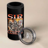 Knight Meme 4 in 1 Can Cooler Tumbler Sir Cumcise Funny Bootleg Graphic - Wonder Print Shop