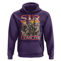 Knight Meme Hoodie Sir Cumcise Funny Bootleg Graphic - Wonder Print Shop