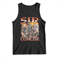 Knight Meme Tank Top Sir Cumcise Funny Bootleg Graphic - Wonder Print Shop