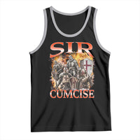 Knight Meme Tank Top Sir Cumcise Funny Bootleg Graphic - Wonder Print Shop