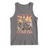 Knight Meme Tank Top Sir Cumcise Funny Bootleg Graphic - Wonder Print Shop