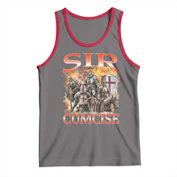 Knight Meme Tank Top Sir Cumcise Funny Bootleg Graphic - Wonder Print Shop