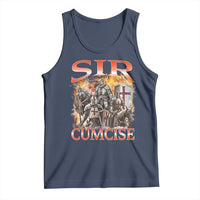 Knight Meme Tank Top Sir Cumcise Funny Bootleg Graphic - Wonder Print Shop