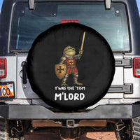 Knight Frog Spare Tire Cover Funny T'was The Tism M'Lord Vintage Autism Medieval