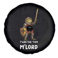 Knight Frog Spare Tire Cover Funny T'was The Tism M'Lord Vintage Autism Medieval