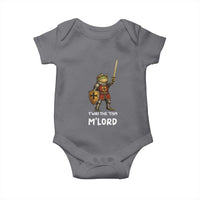 Knight Frog Baby Onesie Funny T'was The Tism M'Lord Vintage Autism Medieval
