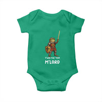 Knight Frog Baby Onesie Funny T'was The Tism M'Lord Vintage Autism Medieval