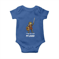 Knight Frog Baby Onesie Funny T'was The Tism M'Lord Vintage Autism Medieval
