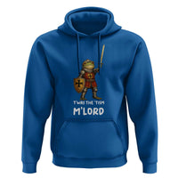 Knight Frog Hoodie Funny T'was The Tism M'Lord Vintage Autism Medieval