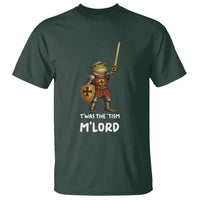 Knight Frog T Shirt Funny T'was The Tism M'Lord Vintage Autism Medieval
