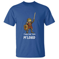 Knight Frog T Shirt Funny T'was The Tism M'Lord Vintage Autism Medieval